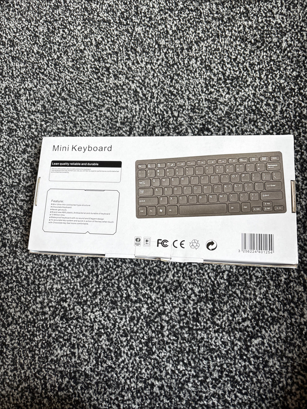 Mini Keyboard K-1000 Compatible with Mac and PC in Black