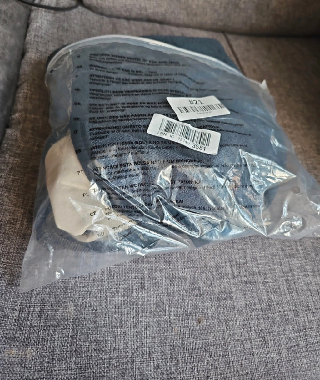 Navy Seat Cover Microfiber Fabric Driver Seat Only