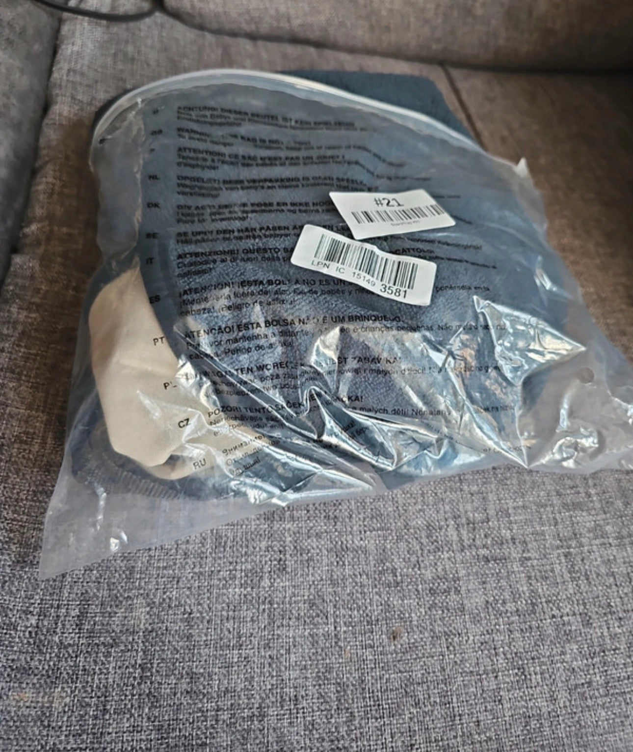 Navy Seat Cover Microfiber Fabric Driver Seat Only