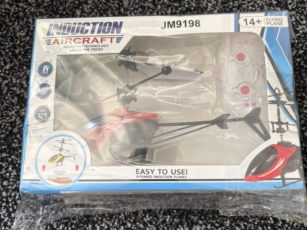 New RC Induction Aircraft Helicopter Toy JM9198 14+ Flying Plane Boxed