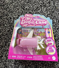 Mini Barbie Land Doll and Airplane Mattel