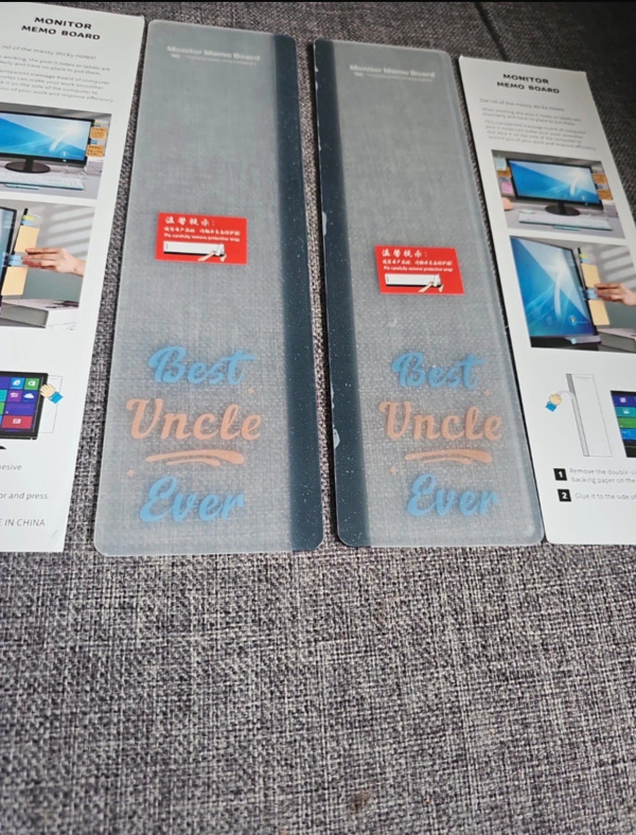 Best Uncle Ever Monitor Memo Board Birthday Gift for Him