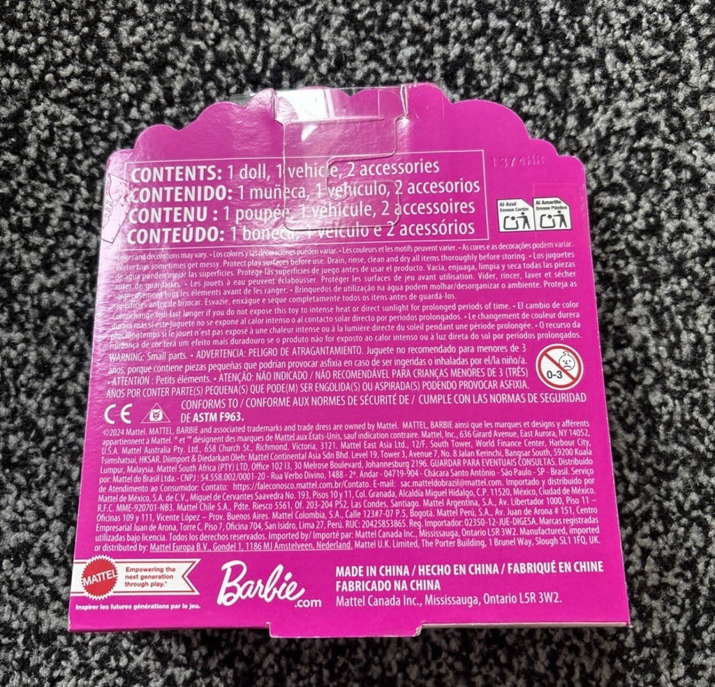 Mini Barbie Land Boat and Slide Mattel
