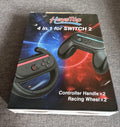 HeyStop Steering Wheel for Nintendo Switch 2 4-in-1 Joy-Con Grip Racing Wheel