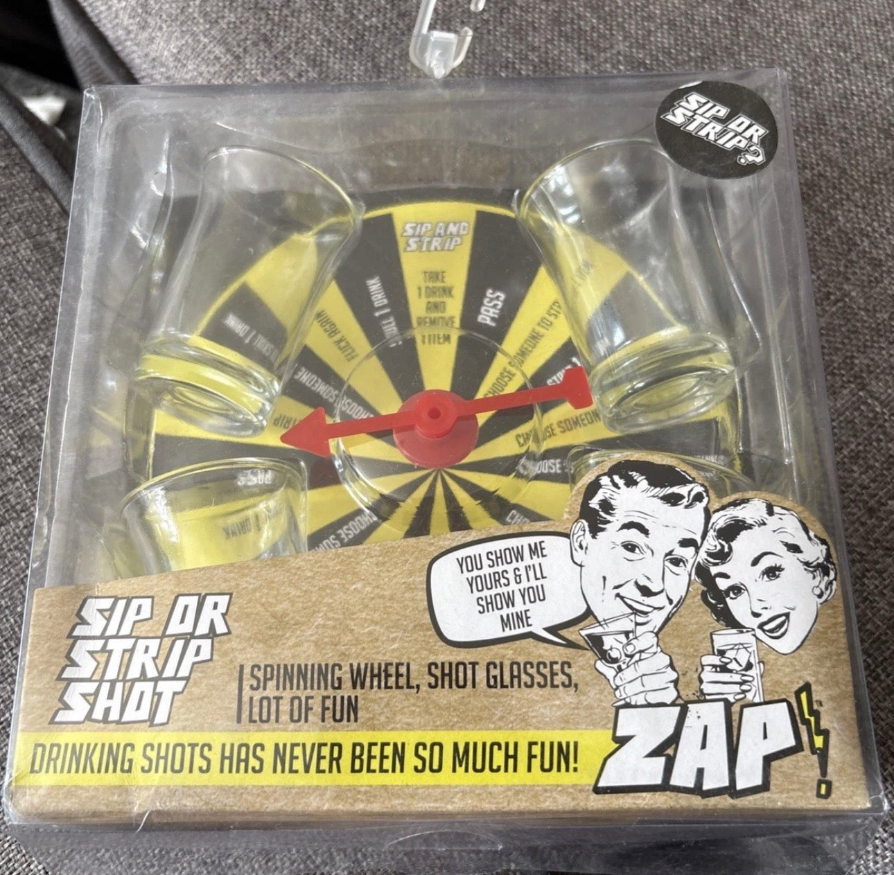 Sip Or Strip Shot Game Drinking Game Party Game