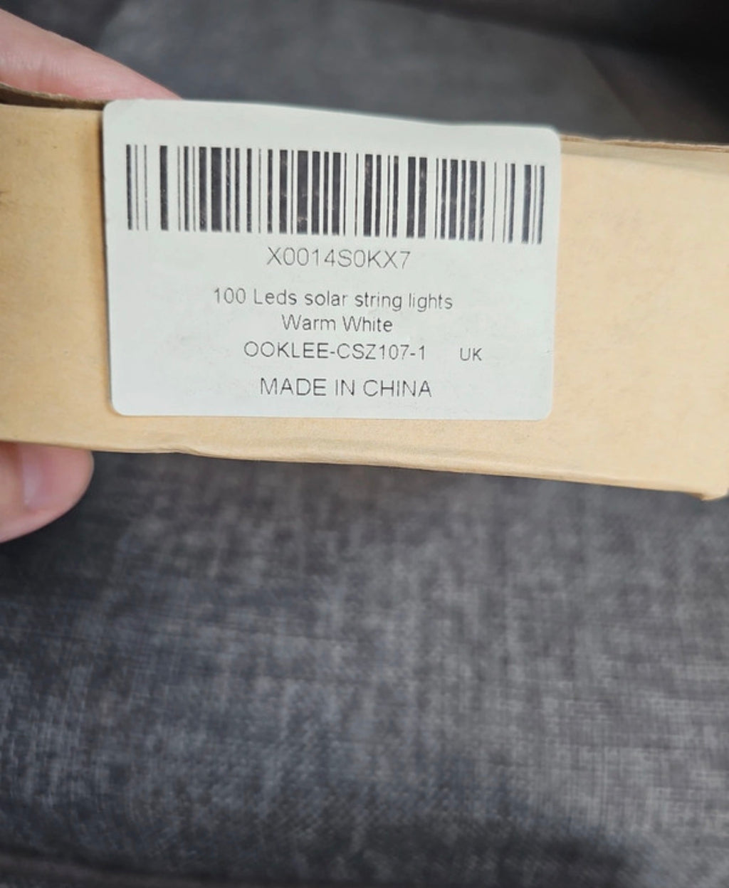 100 LED Solar String Lights Warm White Brand New