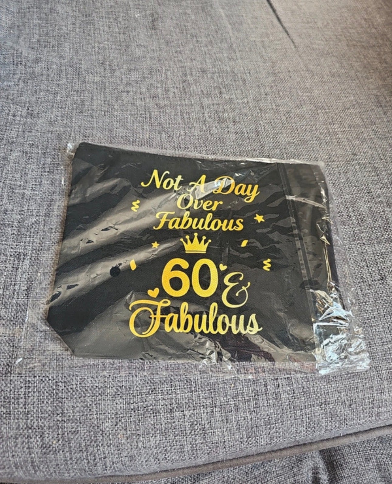 Not A Day Over Fabulous 60 Cosmetic Bag