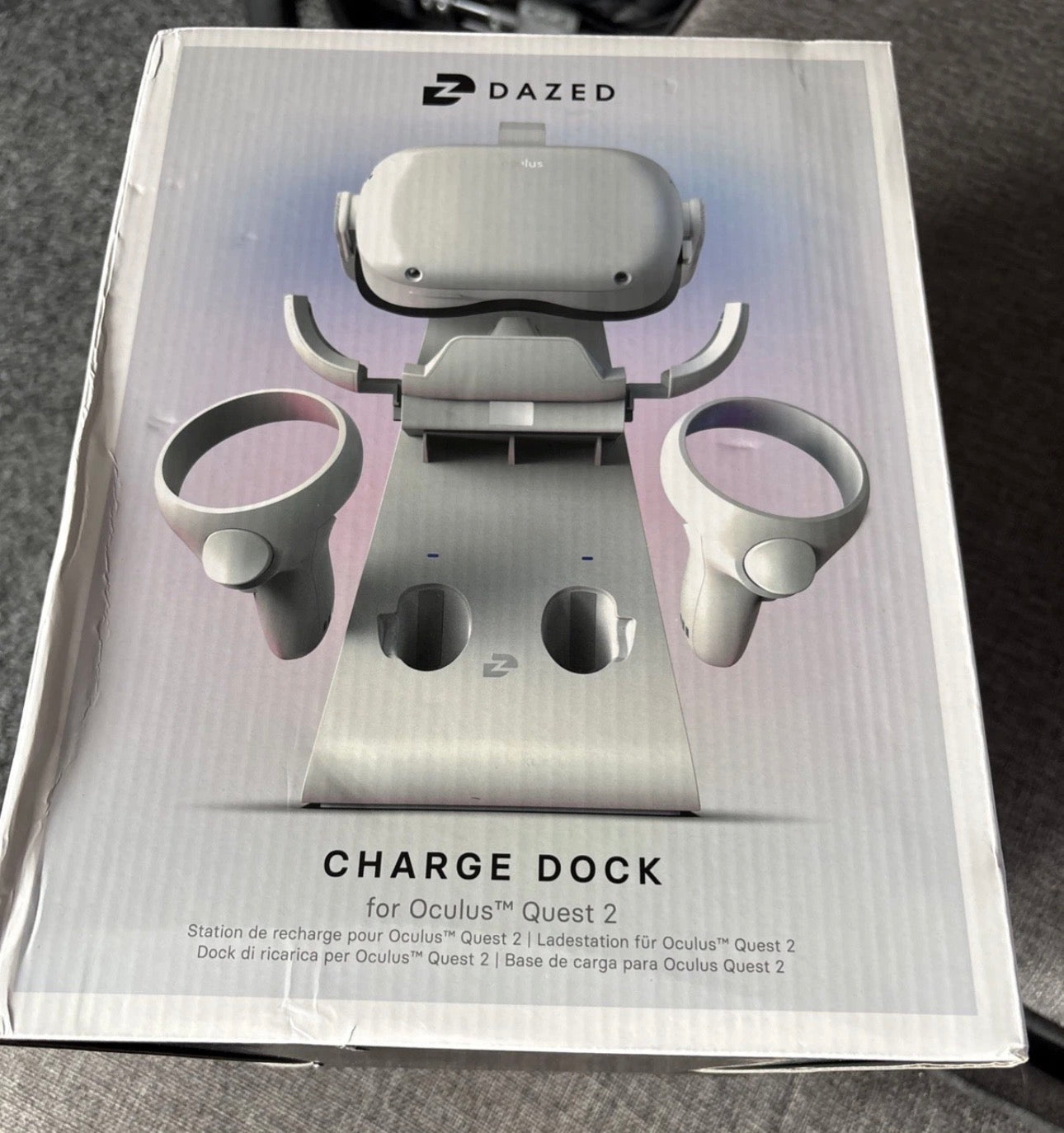 Dazed Charge Dock Station for Oculus Quest-Wireless Charging - NEW