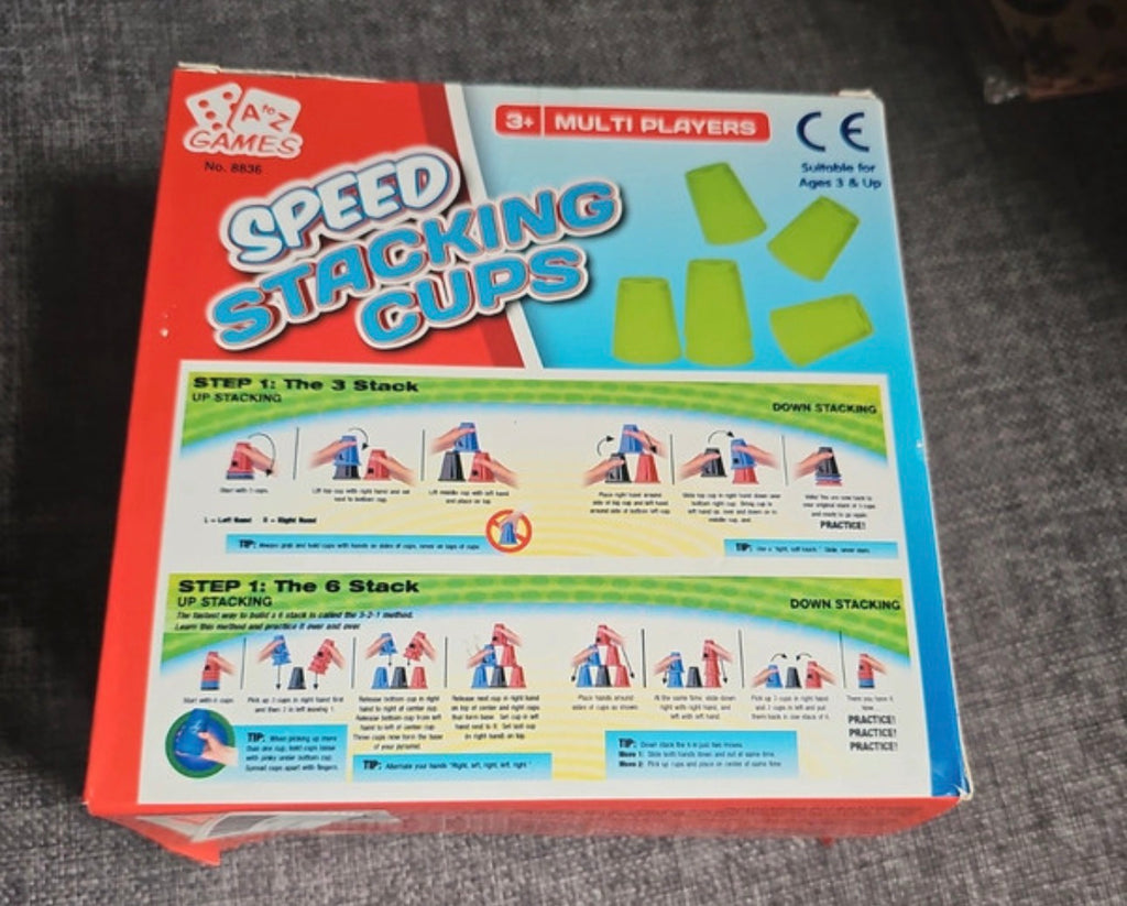 Speed stacking cups 12 pcs 2+ players