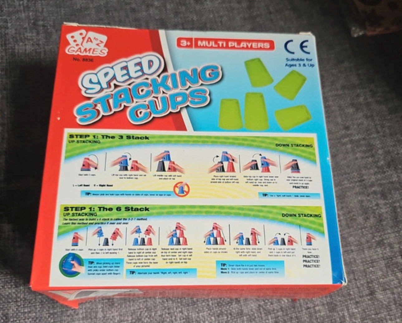 Speed stacking cups 12 pcs 2+ players
