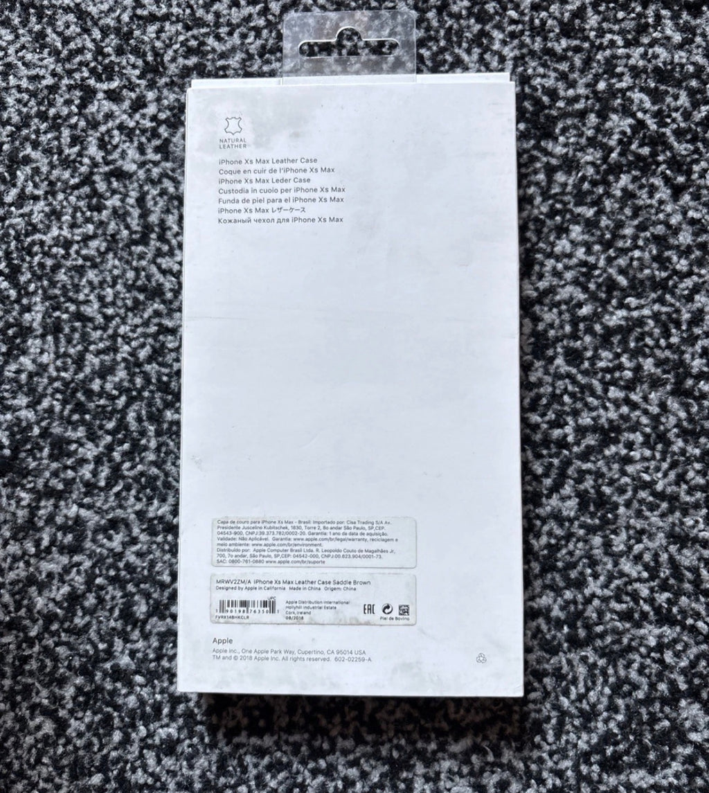 iPhone XS Max Leather Case