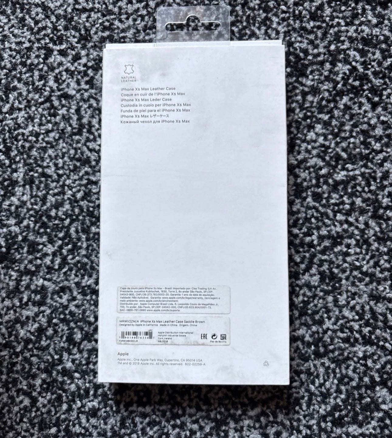 iPhone XS Max Leather Case