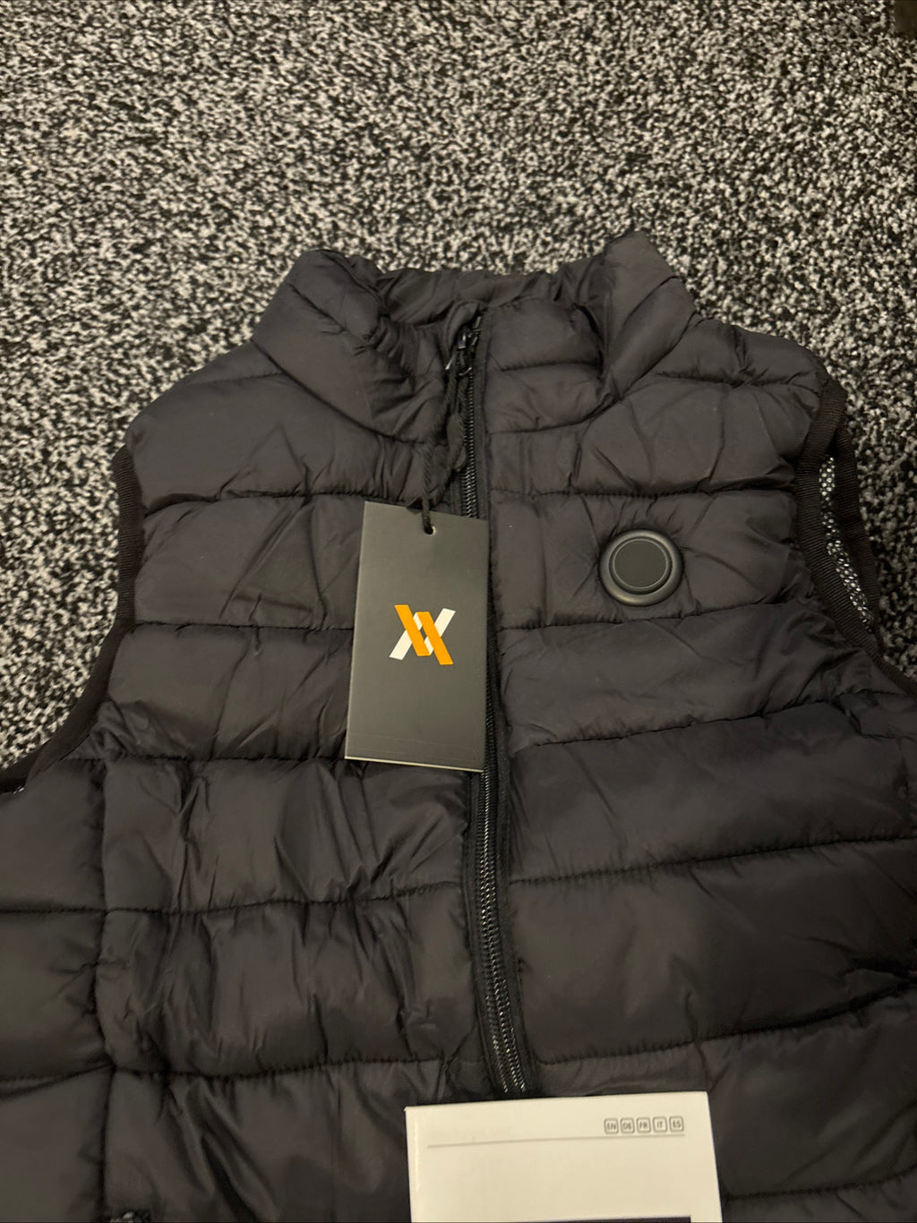 Xx Heated Apparel Electric Heated Jacket Men's Size Small Black with power bank