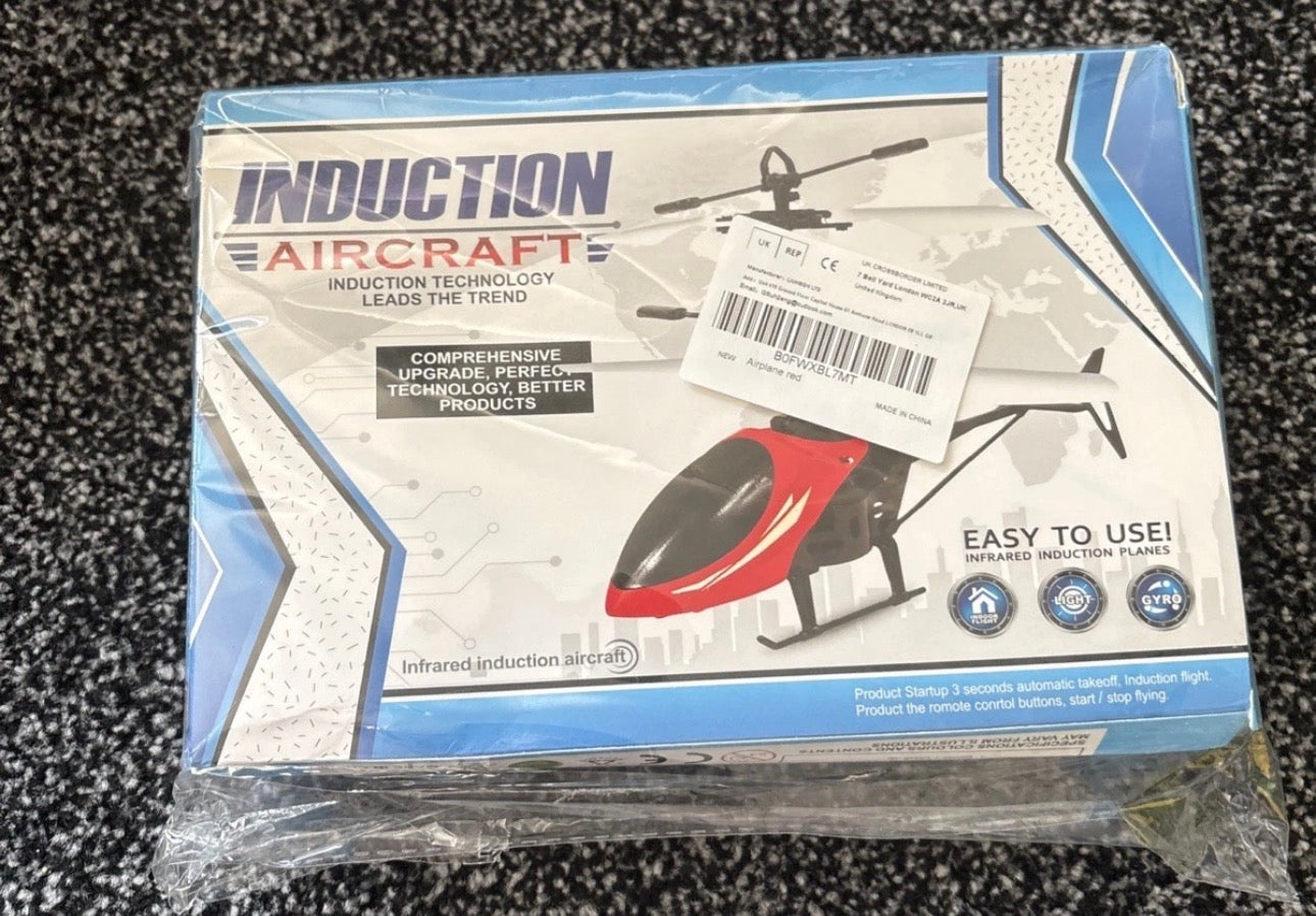 New RC Induction Aircraft Helicopter Toy JM9198 14+ Flying Plane Boxed