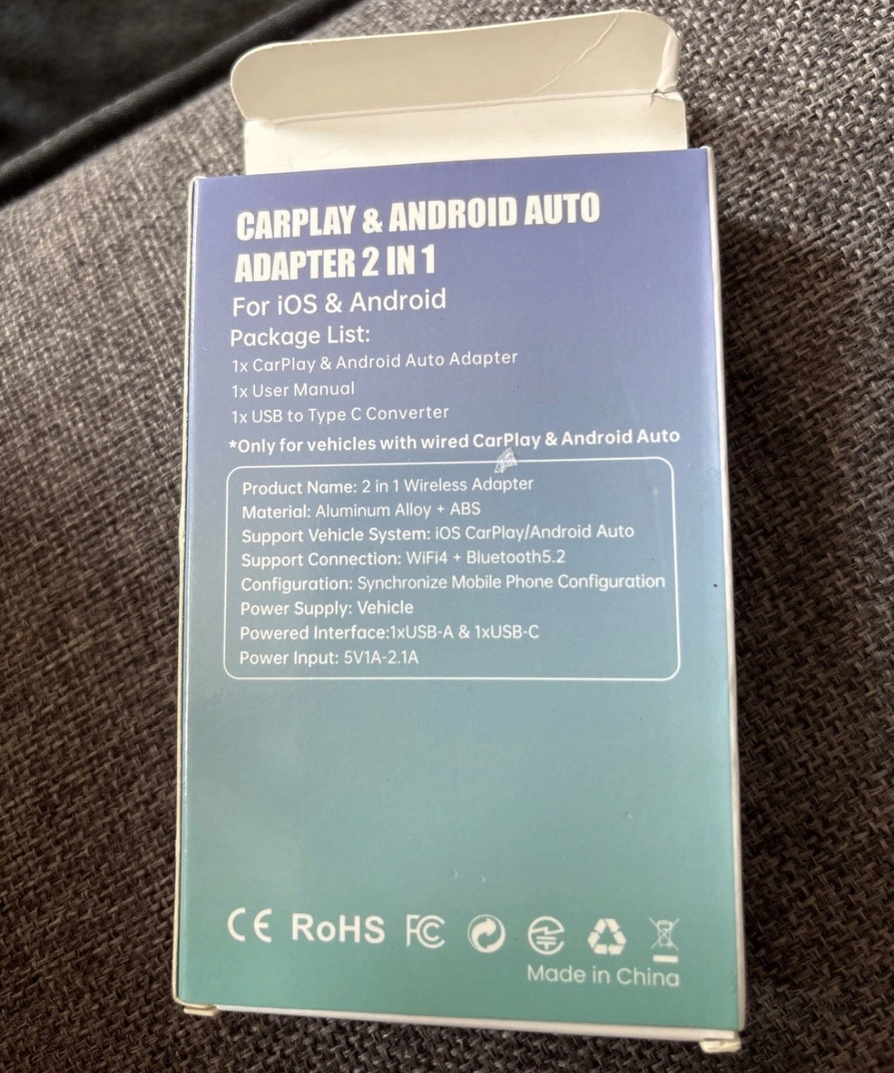 CarPlay & Android Auto Adapter 2 Inch 1