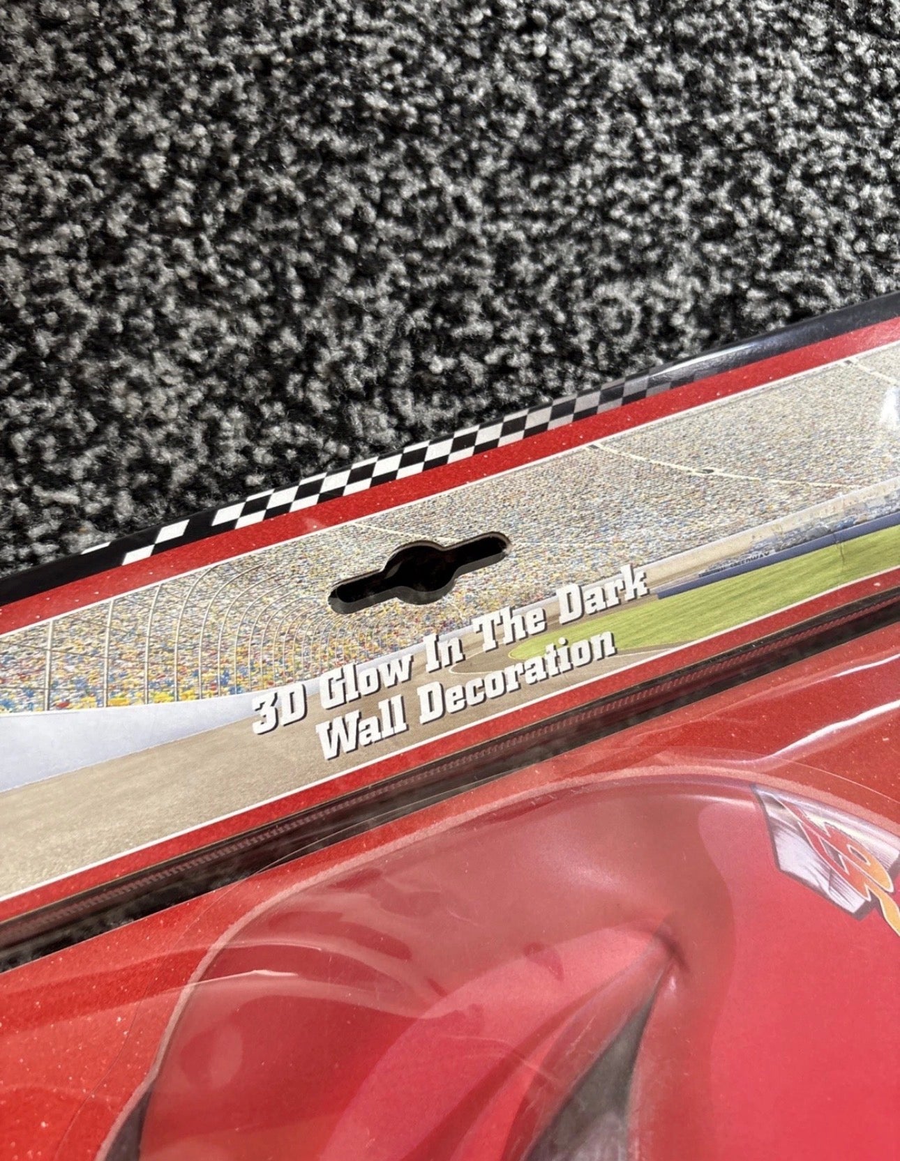 The World of Cars 3D Glow In The Dark Wall Decoration Brand New