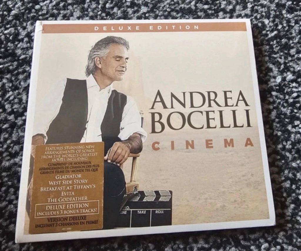 Leonard Bernstein Andrea Bocelli Cinema CD Deluxe Album 2015 SEALED