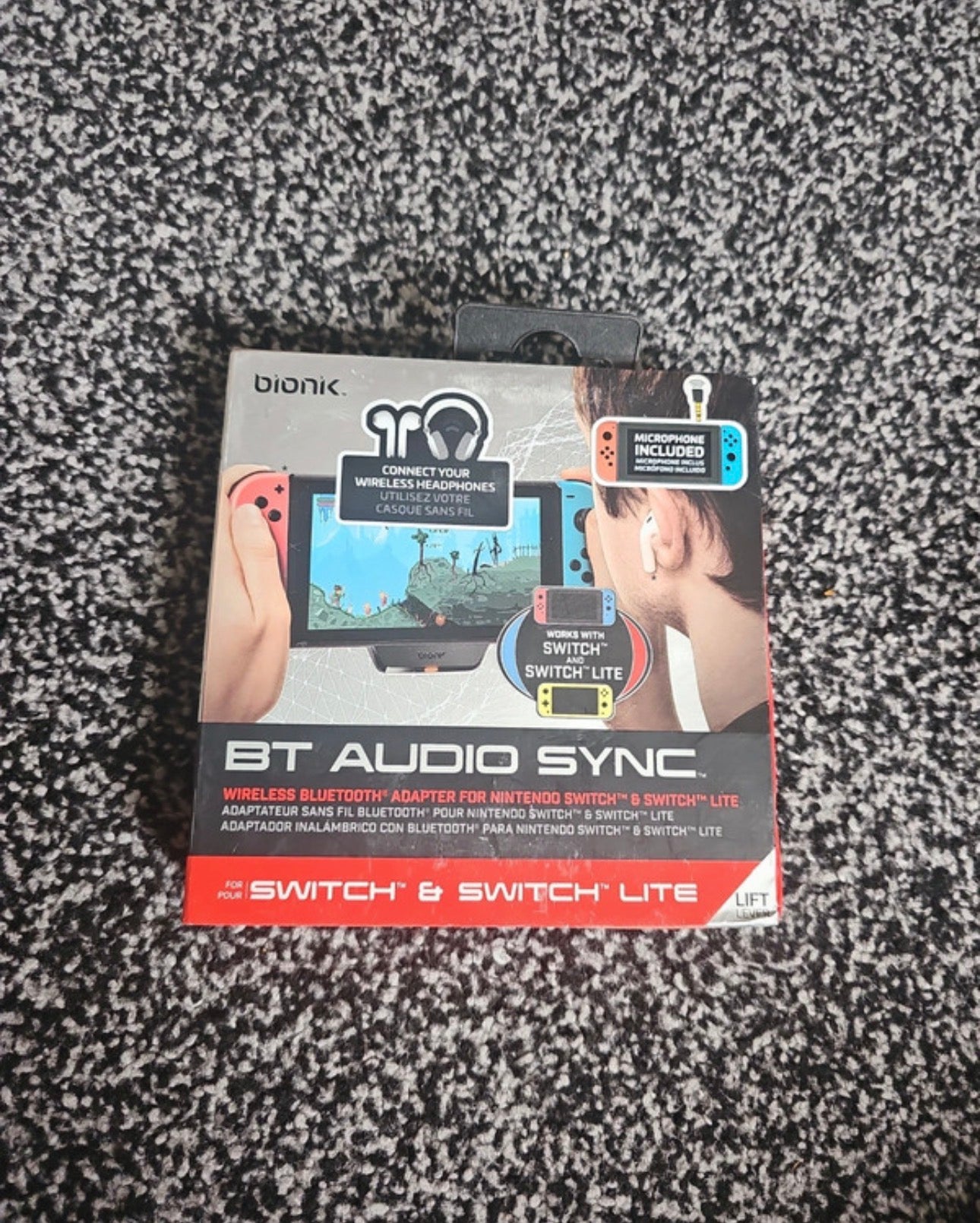 Bionik BT Audio Sync - Wireless Bluetooth Adapter for Nintendo Switch & Lite
