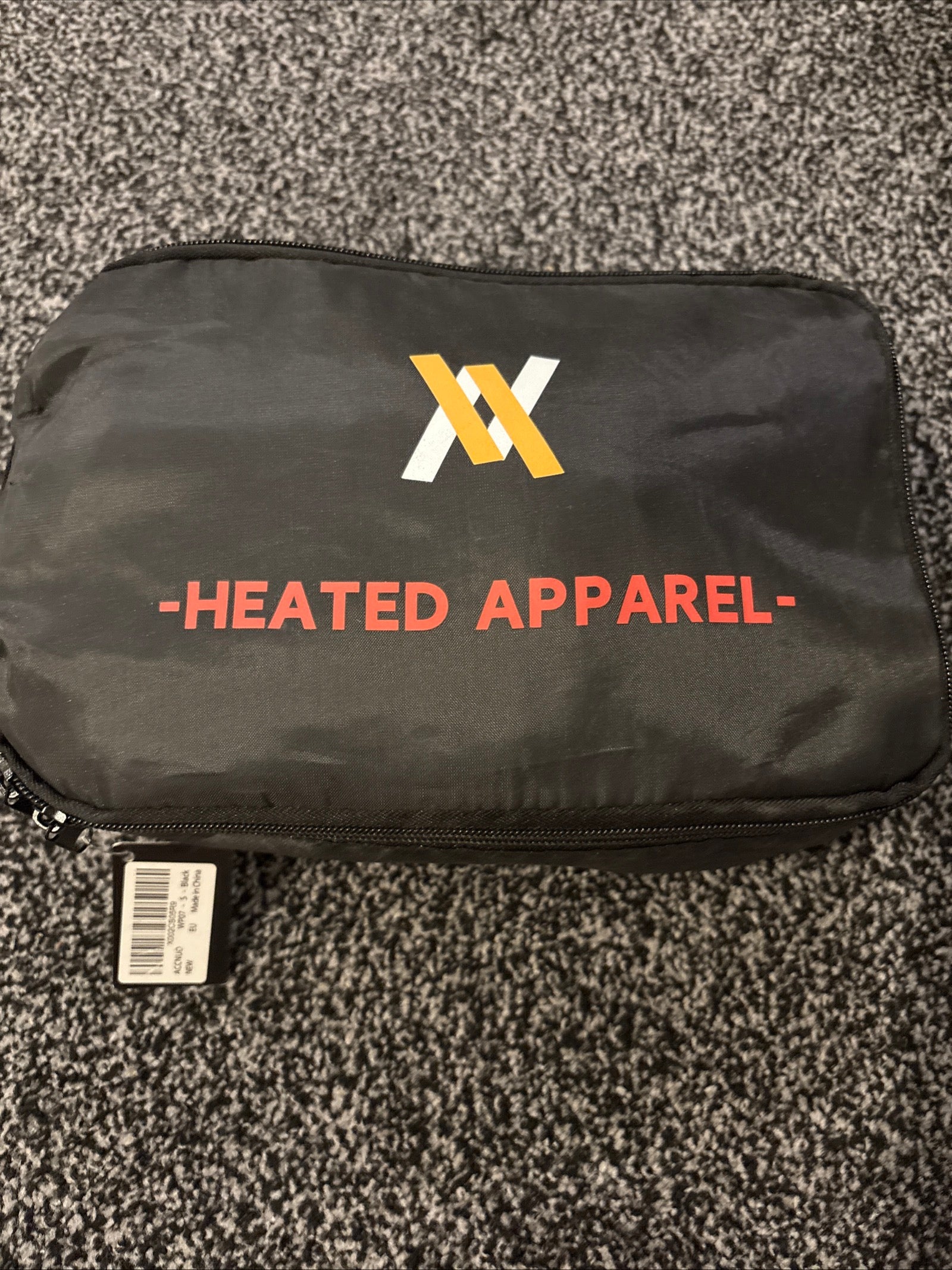 Xx Heated Apparel Electric Heated Jacket Men's Size Small Black with power bank