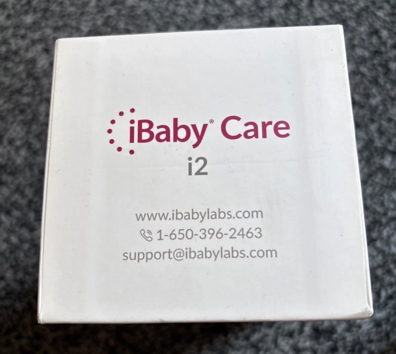 iBaby Care i2 Smart Baby Breathing Monitor with Camera and Audio - White