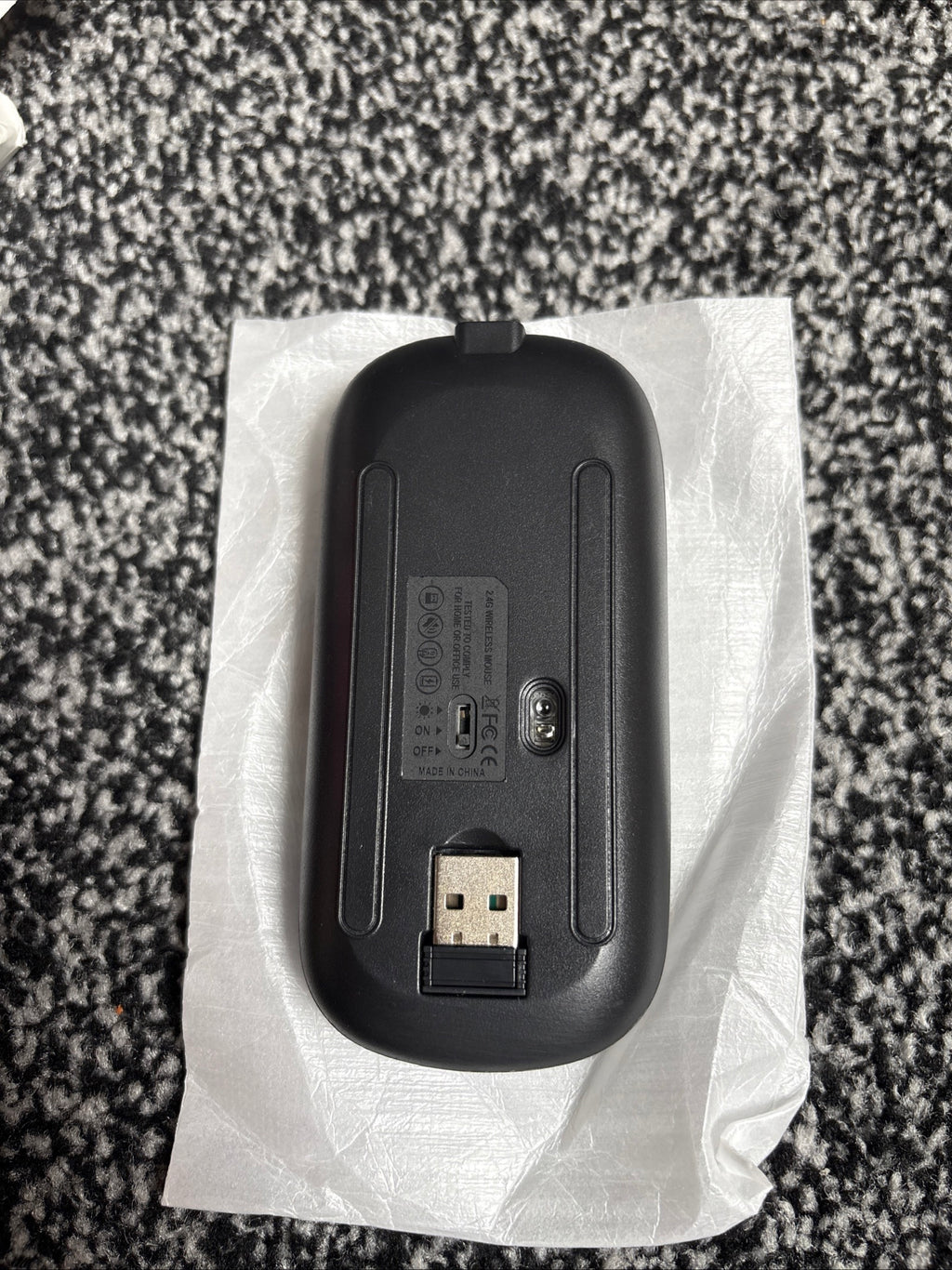 Windows Compatible Black Bluetooth Wireless Mouse