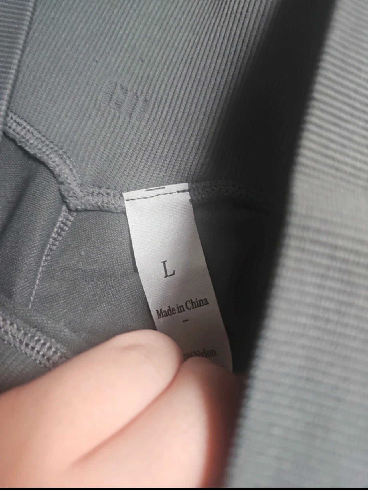 Grey Gym Leggings Size L. Brand New