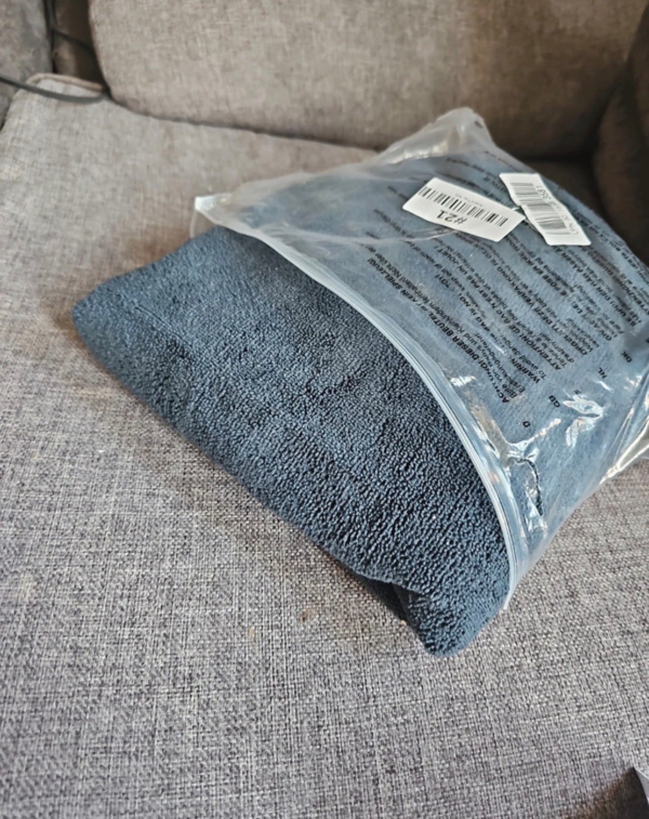 Navy Seat Cover Microfiber Fabric Driver Seat Only