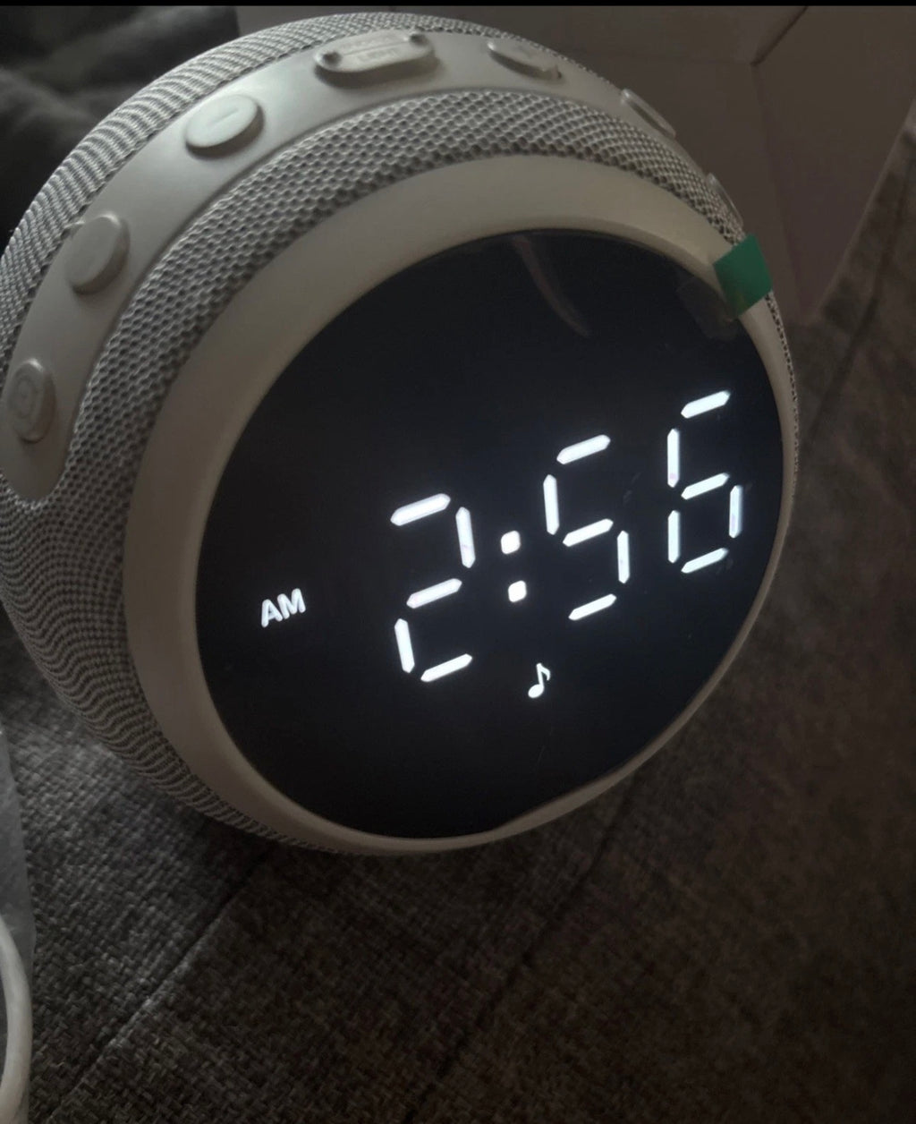 Smart Digital Alarm Clock with White Noise, 25 Sounds, Night Light, Snooze, Slee